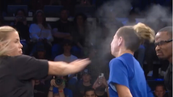 Kompetisi menampar, langsung tertidur!