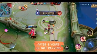 Test Game After 3 Years Of Not Playing MLBB