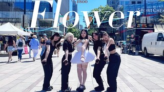 【JISOO - FLOWER】温哥华舞团Channel II翻跳智秀美女的白裙SOLO