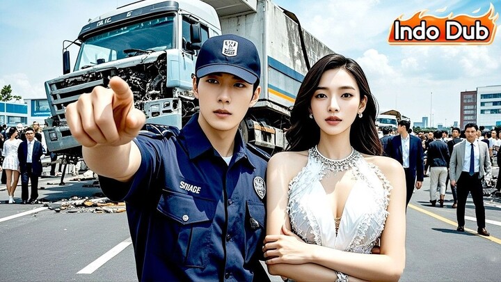 Truk Gila Hampir Tabrak Wanita Cantik, Tapi Satpam Hentikan Dengan Satu Jari Dan...