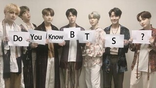 บีทีเอสเป็นวงตลก "Do you know BTS"