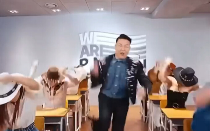PSY is also showing everyone around P Nation! BBTRIPPIN's original choreography featuring THAT THAT 