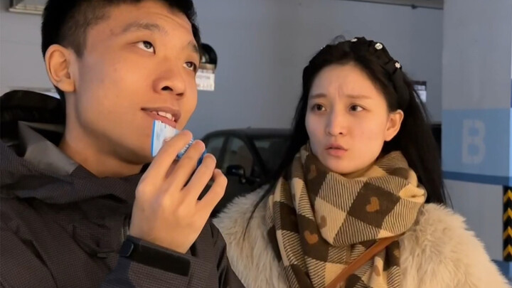 A girl who loves you will definitely make you feel completely secure (abstract).