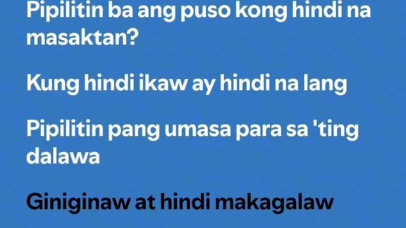 kung dirin lang ikaw