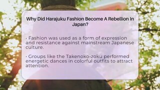 Why Did Harajuku Fashion Become A Rebellion In Japan? - Japan Past and Present