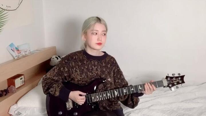 Yujin guitar solo of LinKinPARK's "Faint" was remixed by a girl