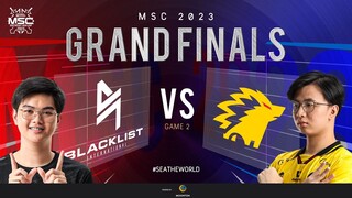 [ID] MSC Grand Finals | BLACKLIST INTERNATIONAL VS ONIC | Game 2