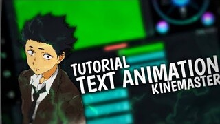 Tutorial amv Typography Kinemaster part 2 | Tutorial Text animation simple kinemaster