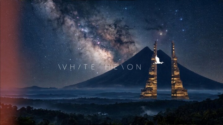 White Heron & Mountain #11