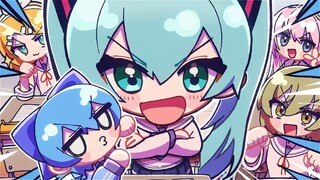【中文CC字幕】【初音ミク×鏡音リン×鏡音レン×巡音ルカ×MEIKO×KAITO】琪露诺的完美算术学园【2DMV／世界计划×东方project 联动曲】