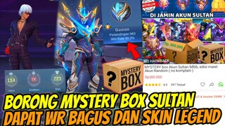 BORONG MYSTERY BOX AKUN SULTAN MLBB! HOKI BANYAK SKIN LEGEND DAN WINRATE BAGUS 90%