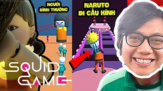 Sơn Đù cùng Naruto Tham Gia Trò Chơi Con Mực Squid Game Trong 456 Survival Game
