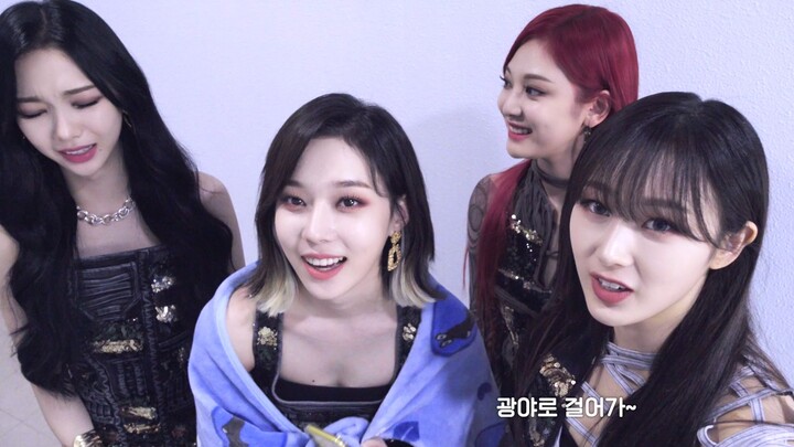 【aespa】Protect aespa! | Behind-the-scenes footage from the "Next Level" music show