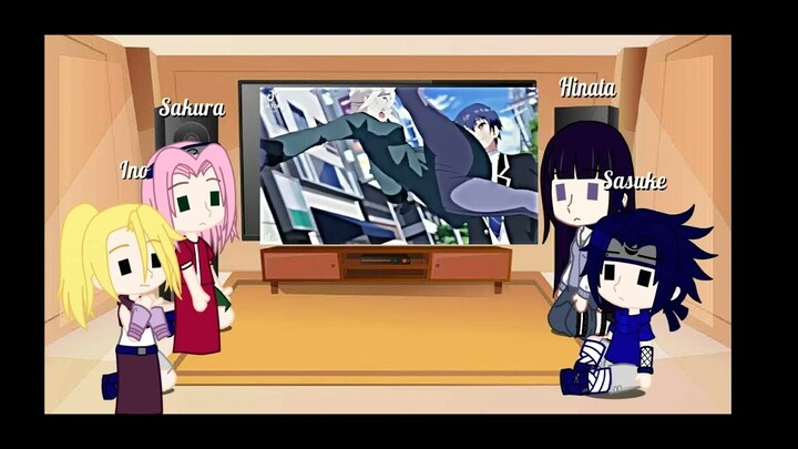 Naruto friends (+Hinata Future) react to Naruto as Shido (parte 2)