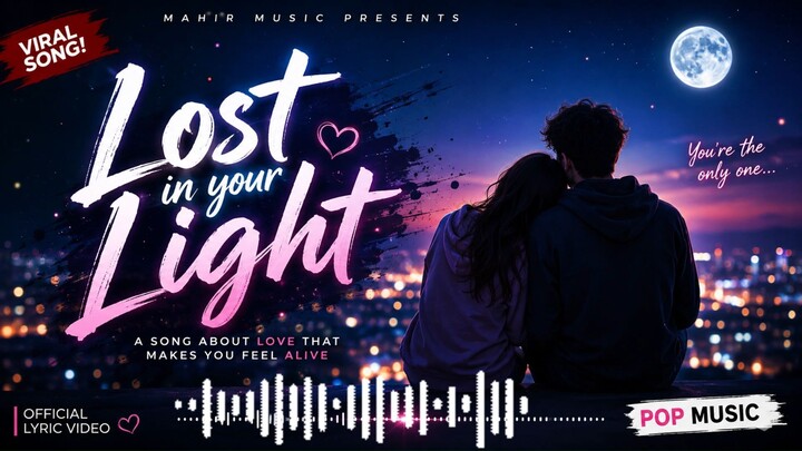 # Lost in Your Light ❤️✨ | Official Lyric Video | Romantic English Pop Song | Mahir Music