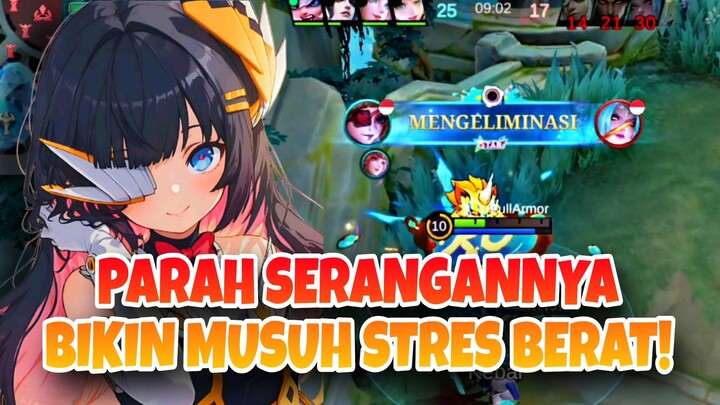 PARAH SERANGAN RUBY BIKIN MUSUH STRES BERAT! - Mobile Legends Montage