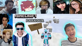 Reaksi Frost Diamond & BeaconCream Maen Parkour DiMinecraft, SERU ABIS | Minecraft Parkour Indonesia