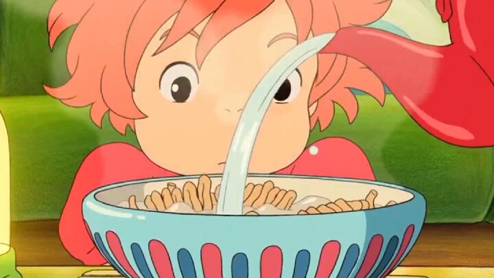 Ramen!🍜😋 (Ponyo on the Cliff by the sea💧🐠)