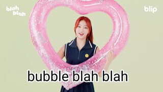 bubble blah blah - stayc