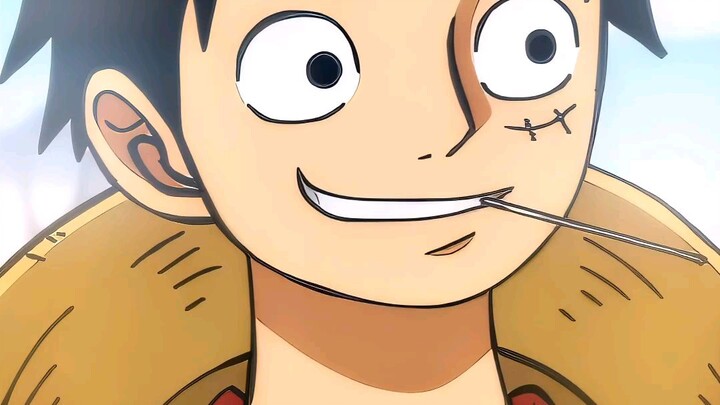 LUFFY'S SMILE IS EVERYTHING.