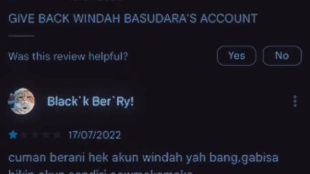 bocil kematian ketika Channel windah di hack