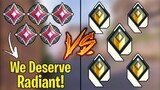 Valorant: 5 Immortal who think they deserve Radiant VS 5 Actual Radiant Players!