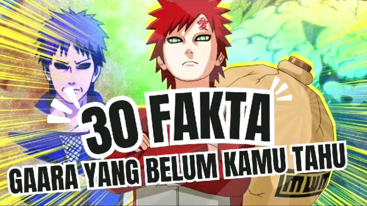 30 Fakta Unik Gaara yang Belum Banyak Orang Tahu