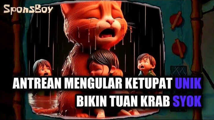 Antrean Mengular Ketupat Unik Bikin Tuan Krab Syok