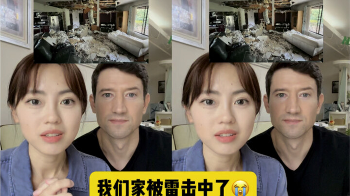 天呐..我从没想过家人的家会被雷击中😭屋顶都被炸焦了但相信一切都是为了更好的结果
