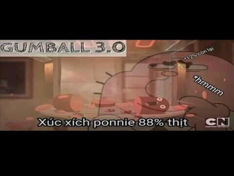 XÚC XÍCH PONNIE 88% THỊT (Gumball ver.)