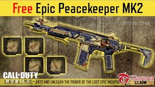 FORBIDDEN WEAPON with Free Epic Peacekeeper MK2 - Golden Talon (Garena) | COD MOBILE