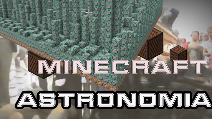 Playing "Astronomia" in Minecraft