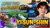 Abuse Your Passive! Yi Sun-Shin Best Build 2020 Gameplay by SkyWee | Diamond Giveaway Mobile Legends