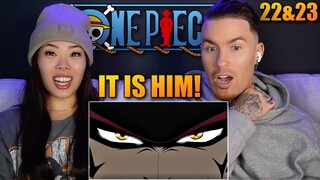 MEETING MIHAWK!!! | First Time Watching One Piece Anime! Ep 22-23