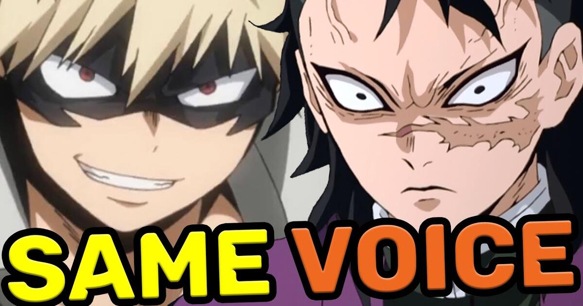 Katsuki Bakugo Voice Actor In Anime Roles Nobuhiko Okamoto My Hero Academia Demon Slayer Bilibili