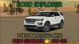 Ford explorer new best gearbox car parking multiplayer new update 2022