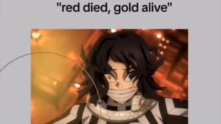 red died, gold alive demon slayer