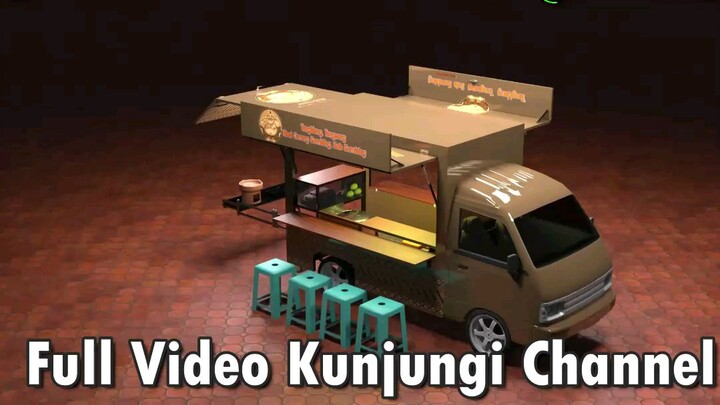 Modifikasi Angkot Untuk Warung Tengkleng Tongseng Sate Kambing