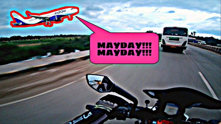 STRONG WINDS ALMOST FLIP A PLANE WHILE LANDING