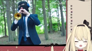 Japanese JK watched Hunyuan playing the suona and called him cute? ?