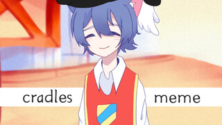 [Tom and Jerry Meme/Anthropomorphic Attention] cradles (Swordsman Tom Center)