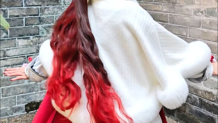 Simple Tutorial on Making the Hu Tao Lantern Festival Hairstyle (?)