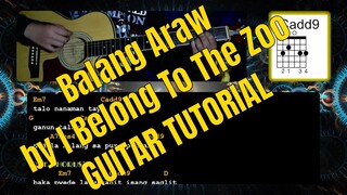 Balang Araw by I Belong To The Zoo || Guitar Chords || Tutorial