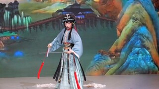 رقصة [رحلة ملك الفيل] نسخة رقصة السيف هذا السيف يشبه العجلة الساخنة، ChinaJoy Luoshang الملابس الصين