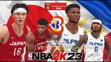 FIBA World Cup 2023 | Japan VS Gilas Pilipinas | NBA 2K23 PC Gameplay
