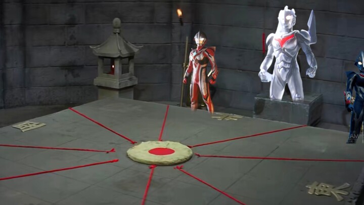Listen to the sound to determine the position, but Ultraman