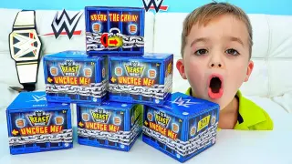 Vlad and Niki Pretend Play with WWE Toys Stories for Kids