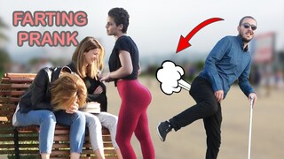 Blindman Farting in Public PRANK 💃💨  - Best of Just For Laughs - AWESOME REACTIONS