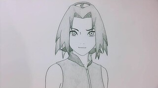 PEMULA WAJIB KLIK ! CARA MENGGAMBAR ANIME SAKURA HARUNO MUDAH BANGET