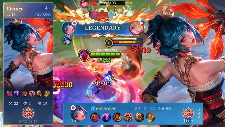 MODE BRUTAL DAPET 22 KILLS!! MOBILE LEGENDS